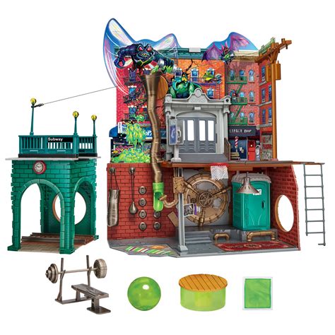 Teenage Mutant Ninja Turtles: Mutant Mayhem Sewer Lair Playset by Playmates Toys for sale | Las ...