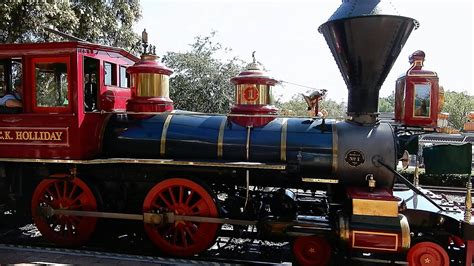 Disneyland Railroad Cab Ride Engine #1 C.K. Holliday - YouTube