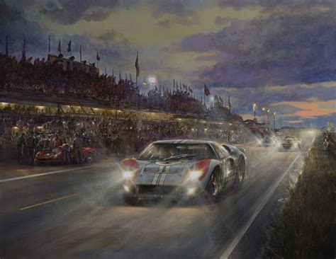 LE MANS '66 - Motorsport Art Prints by Paul Dove - High Revs Studio