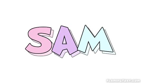 Sam Logo | Free Name Design Tool from Flaming Text