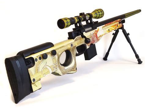 AWP Dragon Lore Vinyl Decal for L96 Airsoft Models - Silo Entertainment