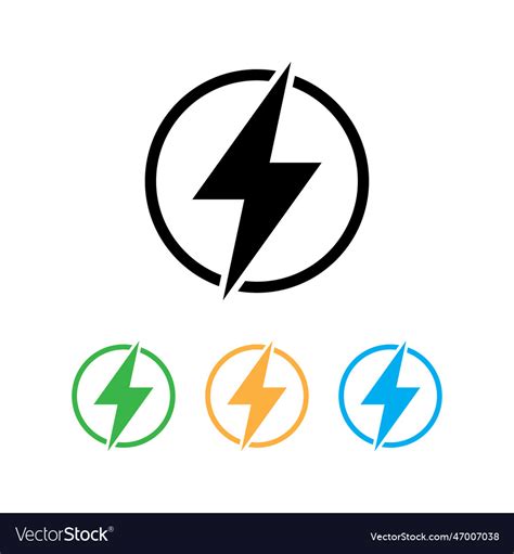 Electric icon Royalty Free Vector Image - VectorStock