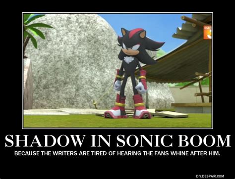 Shadow Boom demotivational poster by Psychic2you on DeviantArt