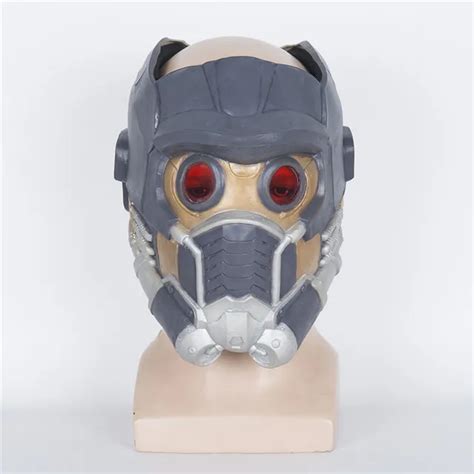 Cosplay Peter Quill Helmet Guardians of the Galaxy Helmet Mask Latex ...