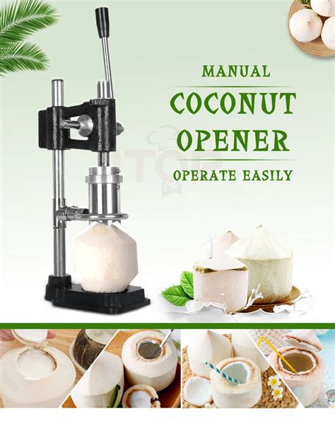 Hand Fresh Green Coconut Openning Machine Tender Coconut Cutter Opener ...