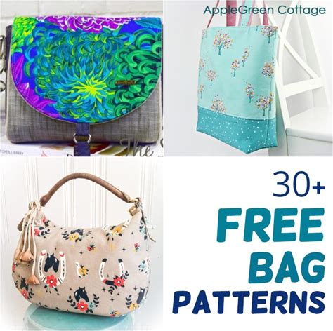 34 Best Free Bag Sewing Patterns To Sew In 2021