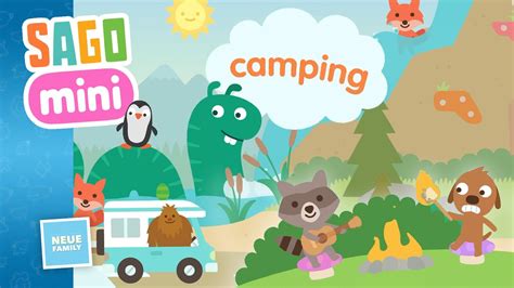 Pack your bags & Go Camping with Sago Mini Friends! Meet Cute Animals too! - YouTube