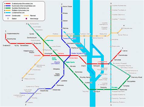 Large detailed metro map of Kiev city. Kiev city large detailed metro map | Vidiani.com | Maps ...