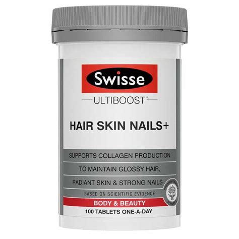 Swisse Ultiboost Hair Skin Nails+ 100 Tablets – Discount Chemist