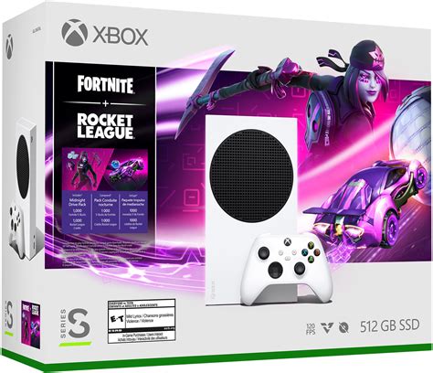 Microsoft Xbox Series S Fortnite & Rocket League Midnight Drive Pack Bundle with Call of Duty ...