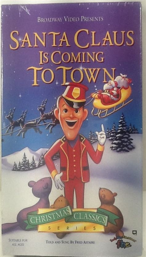 Vintage 1993 FACTORY SEALED Santa Claus is Coming to Town VHS | Etsy