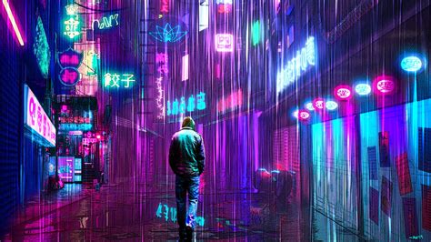 Neon Rain by GuardianDragon1 on DeviantArt