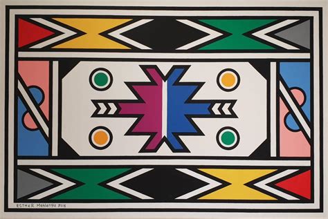 Esther Mahlangu, One Of South Africa's Most Famous Artists, Perpetuates Traditional Ndebele Painting