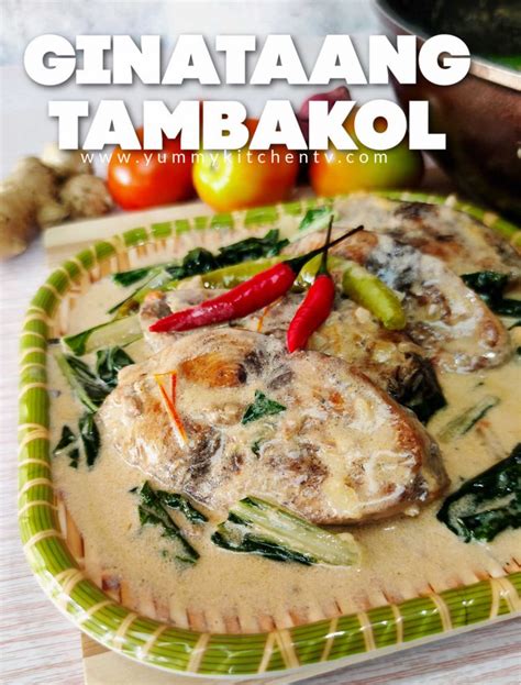 Ginataang Tambakol - Yummy Kitchen