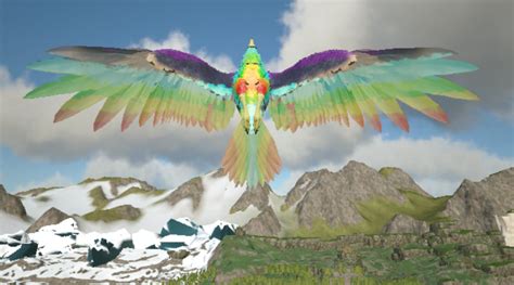 Rainbow for NEW Argentavis Model | ARK:Paint | The Best Paint ARK Warpaint ARK Survival Evolved ...