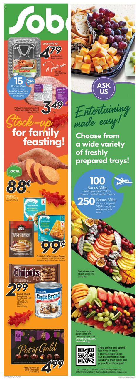 Sobeys (ON) Flyer September 29 to October 5