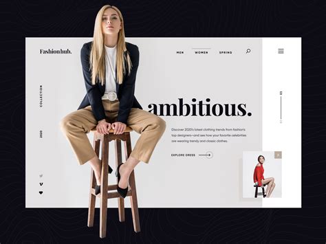 Clothing Website Design by Xulfi Shah on Dribbble