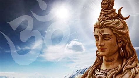 Download Shiv Shankar Statue On Sky HD Wallpaper | Wallpapers.com