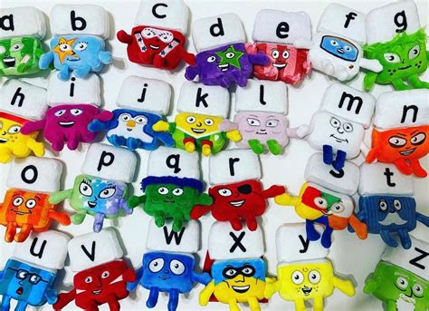 Alphablocks Plush Toys 26 Letter Full Set - Etsy UK