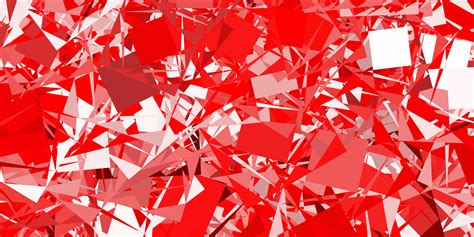 Light Red vector pattern with polygonal shapes. 21009380 Vector Art at ...