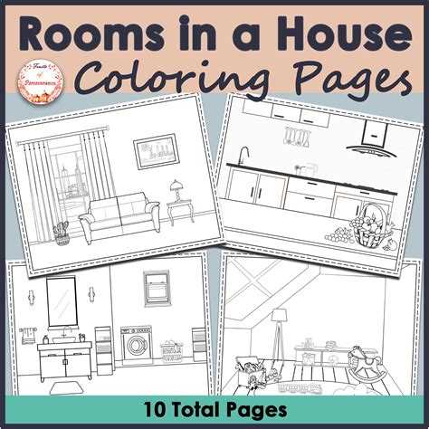 Parts Of The House Coloring Pages