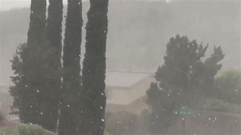 Twitter reacts as El Paso weather brings hail, thunderstorms to city