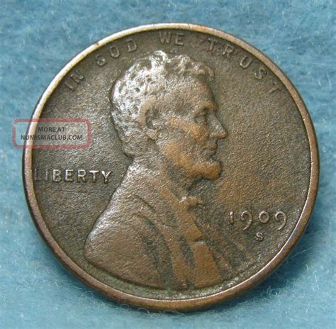 1909 - S Lincoln Wheat Penny Vf