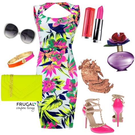 Frugal Fashion Friday Neon Miami Vice Outfit