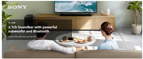 Sony HT-S350 2.1ch Soundbar BLUETOOTH® technology Home Theatre System ...