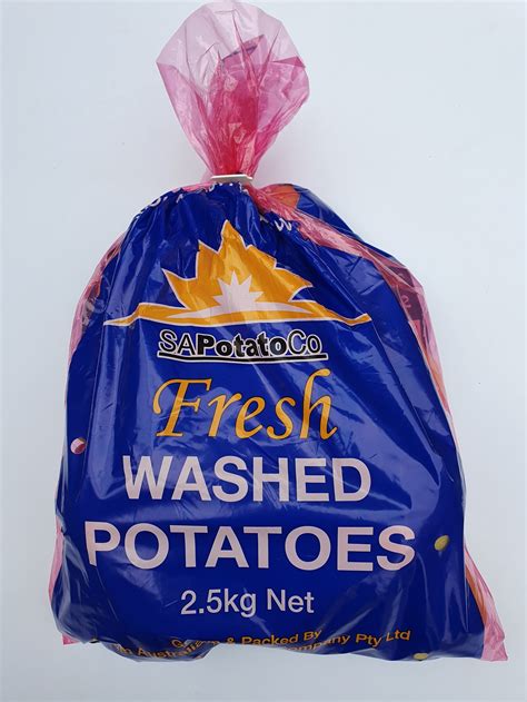 Potatoes Washed 2.5kg Bag | D'Alia's