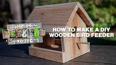 How to Make a DIY Wooden Bird Feeder | Done-In-A-Weekend Projects: For the Birds | YouTube - YouTube