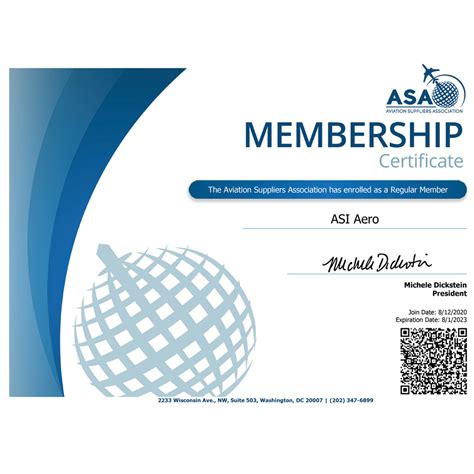 ASA Membership - Aeronautical Support International LLC