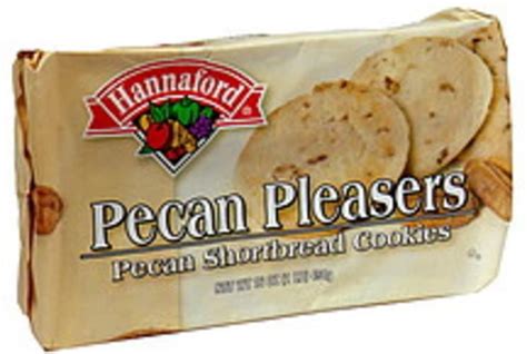 Hannaford Pecan Pleasures Shortbread Cookies - 16 oz, Nutrition Information | Innit