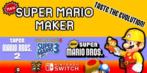 New Super Mario Maker for Nintendo Switch Concept by Waluigifan32 on ...