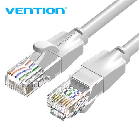 Jual VENTION Kabel LAN RJ45 Gigabit Ethernet Cat6 Cat5e ( 0.5 - 5 Meter GREY ) | Shopee Indonesia