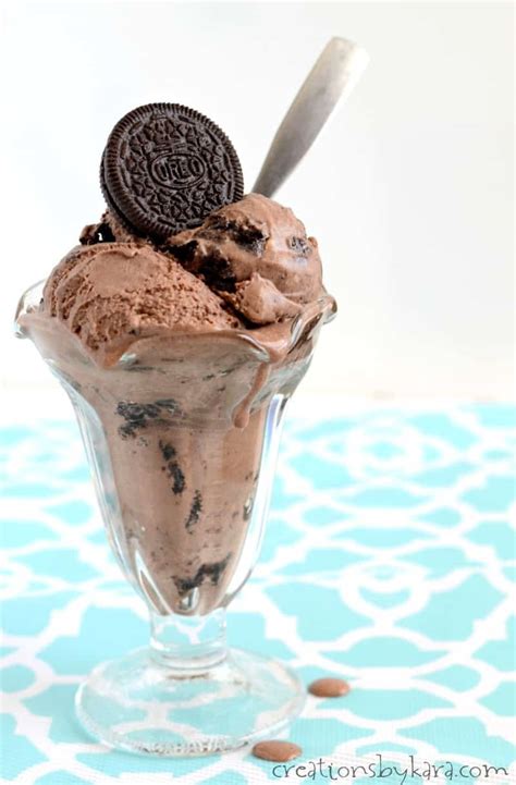 Chocolate Oreo Ice Cream Recipe