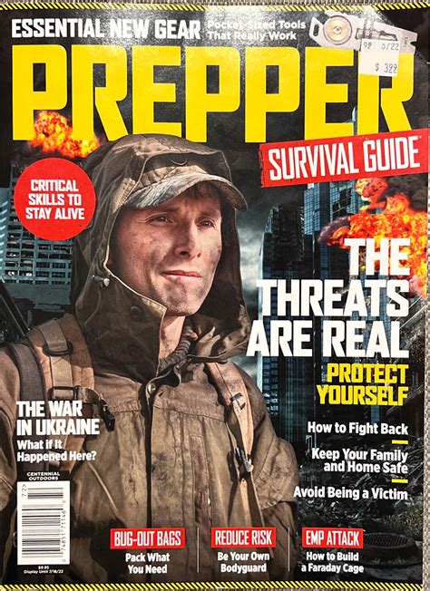 Prepper Survival Guide (7/18/22) (July) magazine collectible [Barcode 07485171146072]