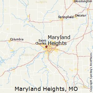 Map Of Maryland Heights Mo - Lydie Romonda