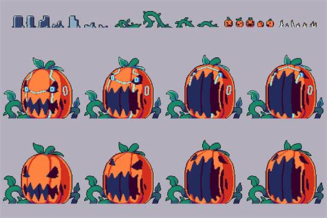 Halloween Characters Pixelart | OpenGameArt.org