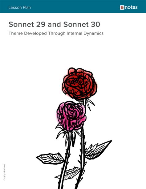 Sonnet 29 and Sonnet 30 Themes Lesson Plan - eNotes.com