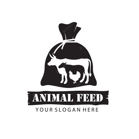 Premium Vector | Animals feed in sack