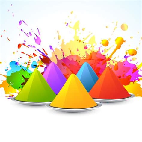 colorful holi festival 458548 Vector Art at Vecteezy