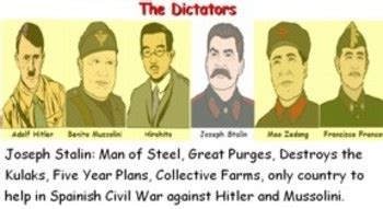 The New And Improved Dictators - World War II - Bill Burton