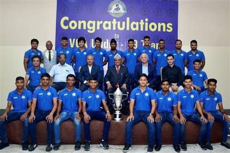 The Under-19 boys' team was felicitated by the Vidarbha Cricket ...