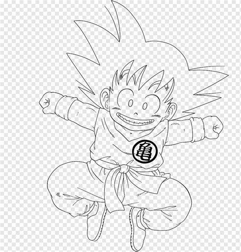 Goku Para Dibujar Ni o 1 comienza dibujando un gran circulo ligeramente alargado que ser la frente