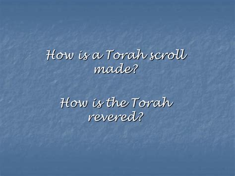 Writing the Torah - Primary Resources