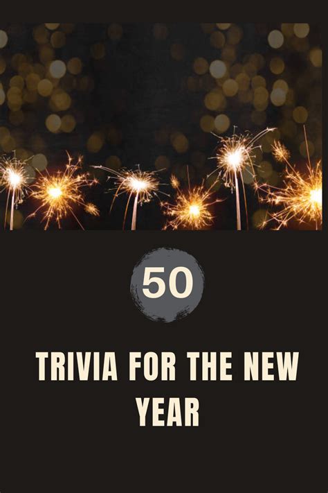 50 Trivia for the New Year - Trivia Inc