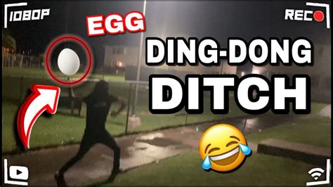 *HALLOWEEN SPECIAL* Playing DING-DONG DITCH and EGGING People Houses 😂 🥚 (VLOG) - YouTube