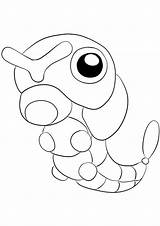 Caterpie Coloring Page & coloring Book 6000  pages sketch template