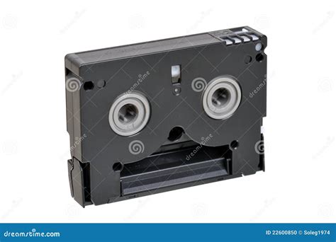 Mini DV Cassette. Back Side Stock Photo - Image of archive, modern: 22600850